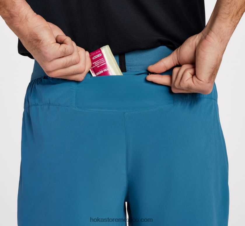 hombres Hoka 5\" corto 62T0RT657 acero azul