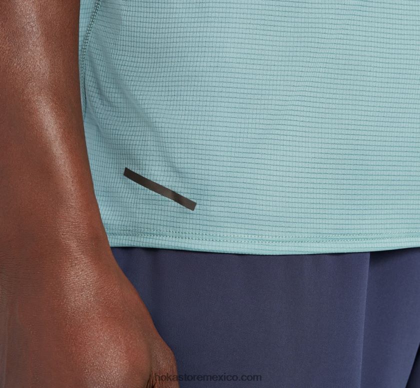 hombres Hoka deslizamiento de manga corta 62T0RT632 conducción