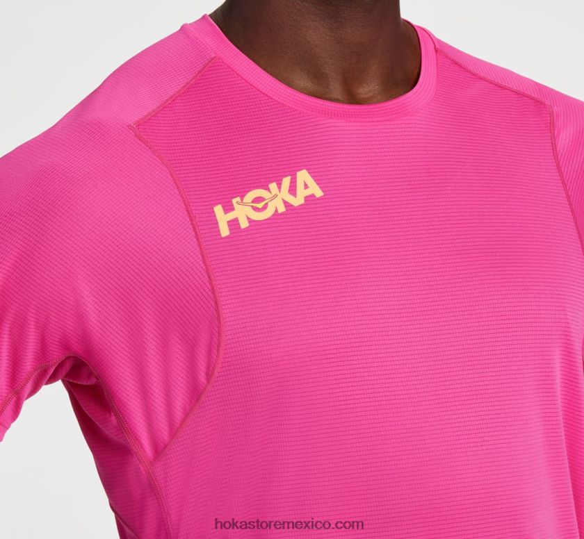 hombres Hoka deslizamiento de manga corta 62T0RT635 negro