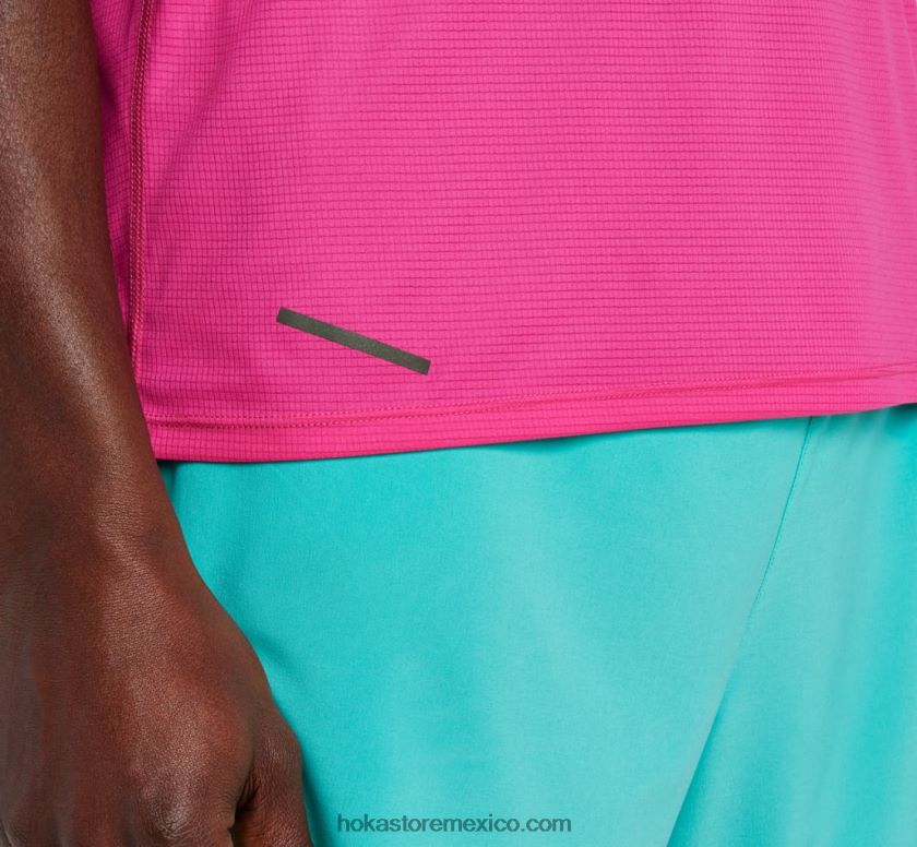 hombres Hoka deslizamiento de manga corta 62T0RT635 negro