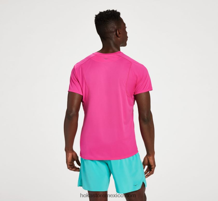 hombres Hoka deslizamiento de manga corta 62T0RT635 negro