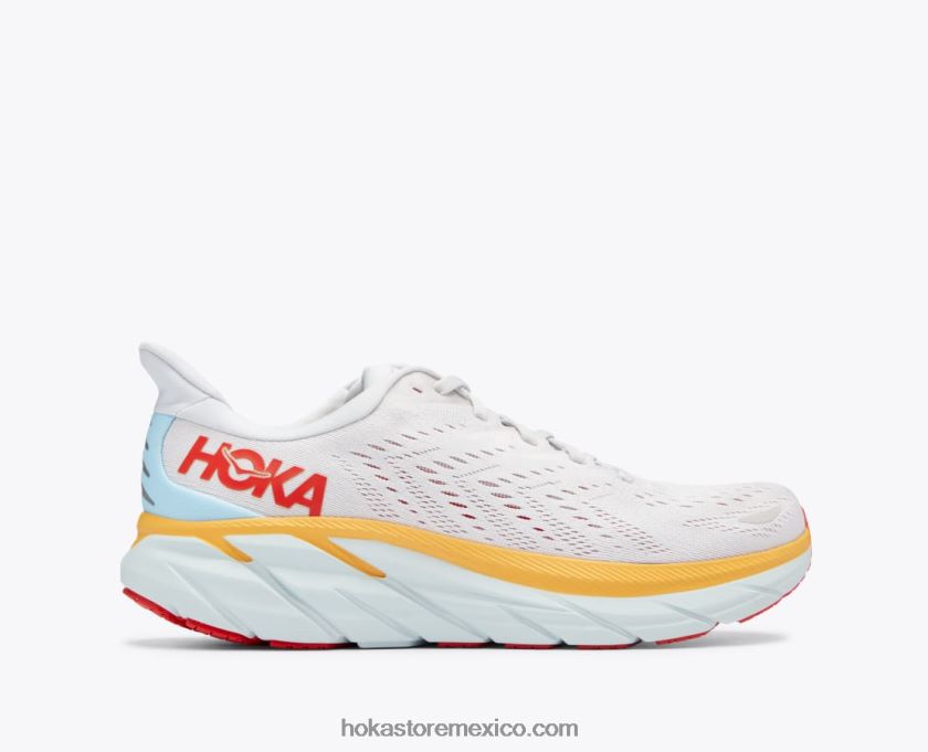 hombres Hoka 8 62T0RT477 nube nimbus/blanco de blanc