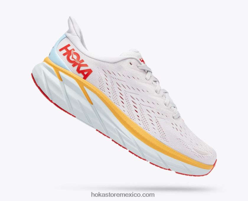 hombres Hoka 8 62T0RT477 nube nimbus/blanco de blanc
