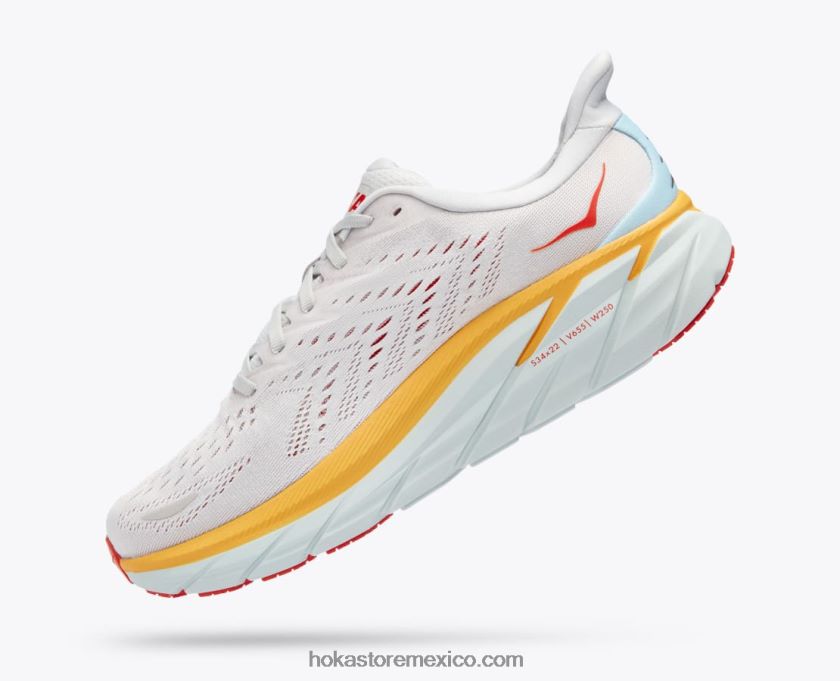 hombres Hoka 8 62T0RT477 nube nimbus/blanco de blanc