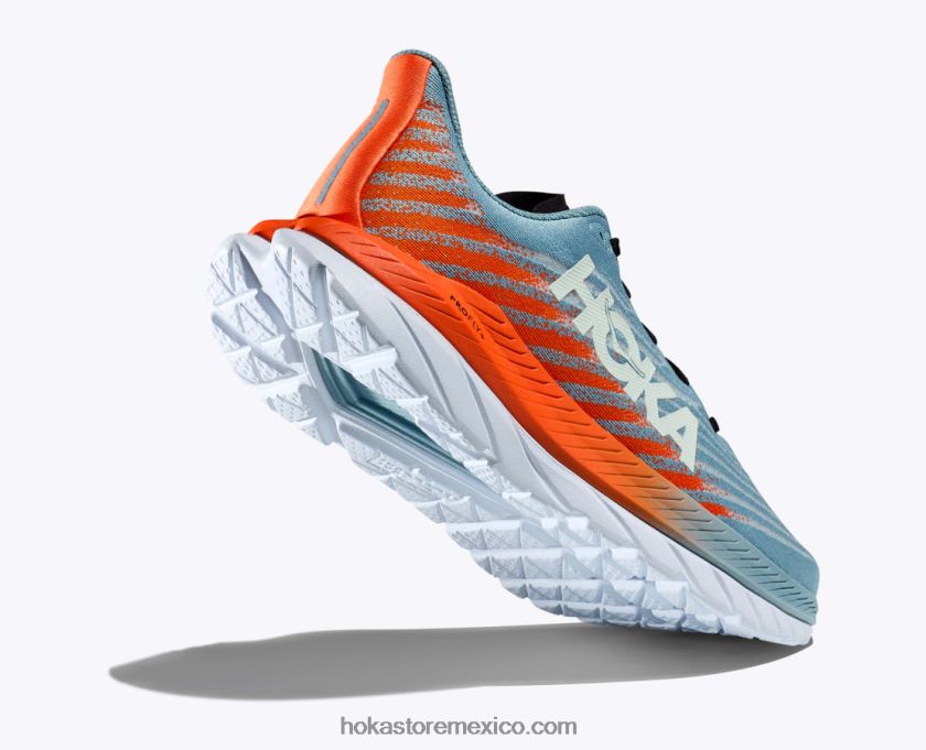 hombres Hoka Mach 5 62T0RT440 manantial de montaña/pico de frailecillo