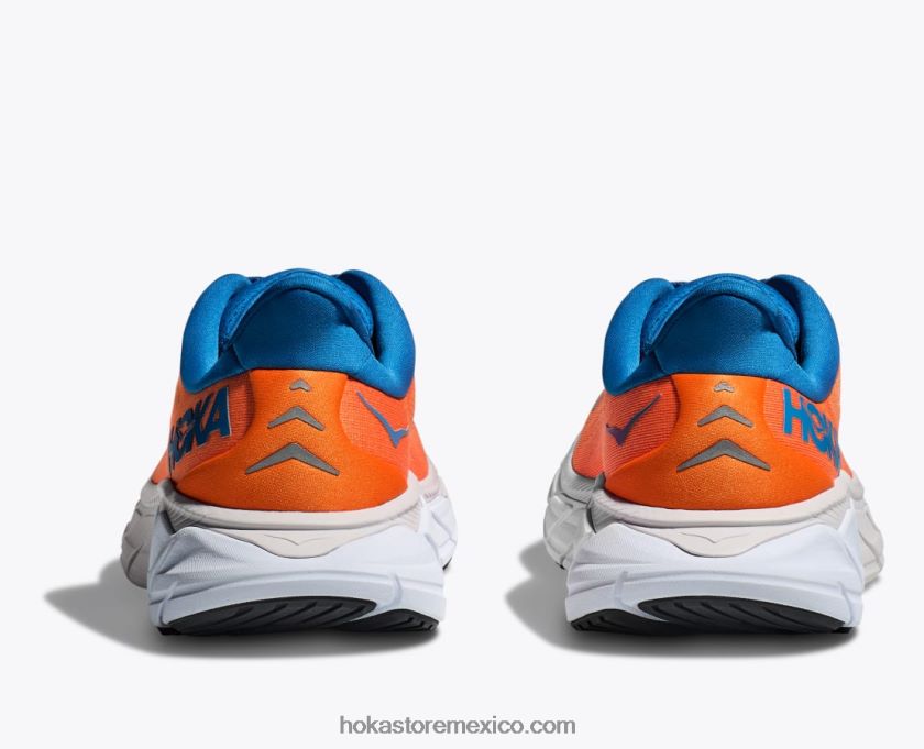 hombres Hoka arahi 6 62T0RT429 naranja vibrante/cielo costero