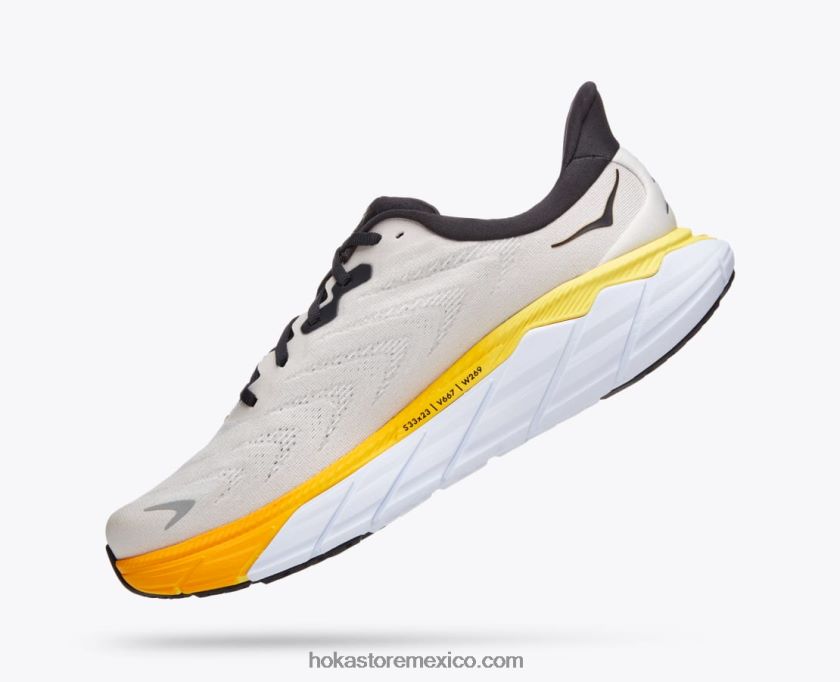 hombres Hoka arahi 6 62T0RT433 nube nimbus/blanco de blanc