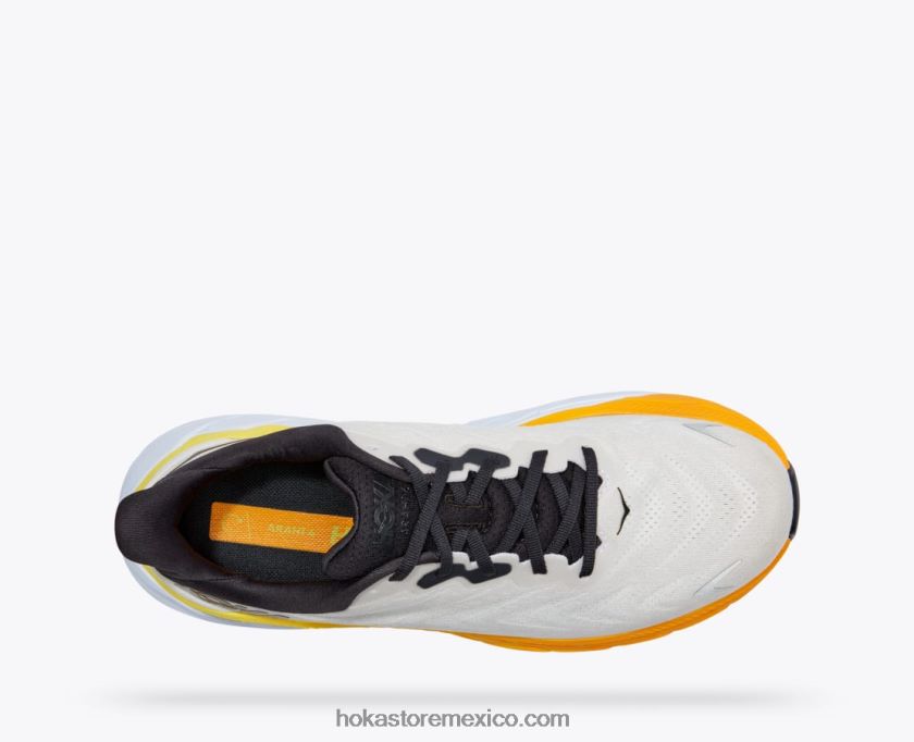 hombres Hoka arahi 6 62T0RT433 nube nimbus/blanco de blanc