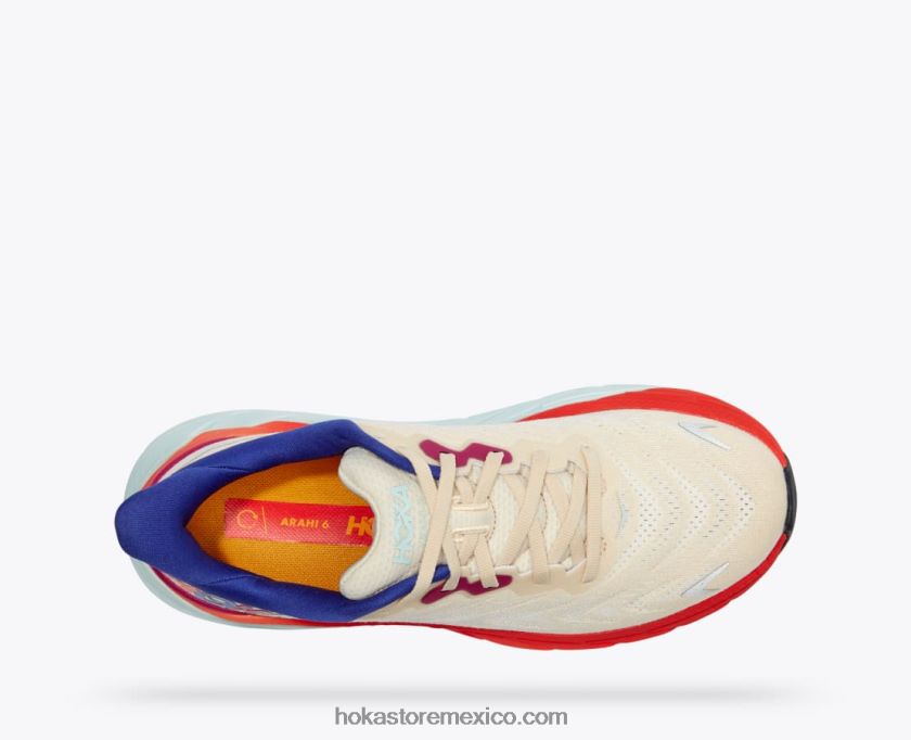 hombres Hoka arahi 6 62T0RT434 pan corto/fiesta