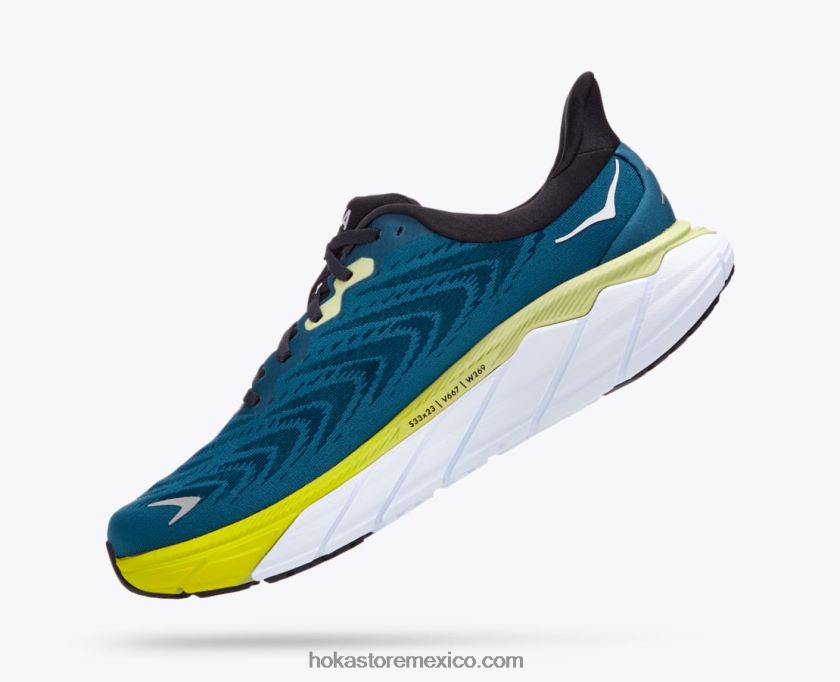hombres Hoka arahi 6 62T0RT612 azul grafito/azul coral