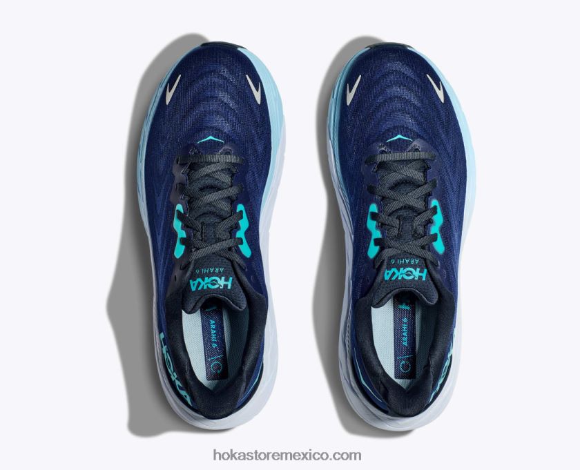 hombres Hoka arahi 6 62T0RT620 azul grafito/azul coral
