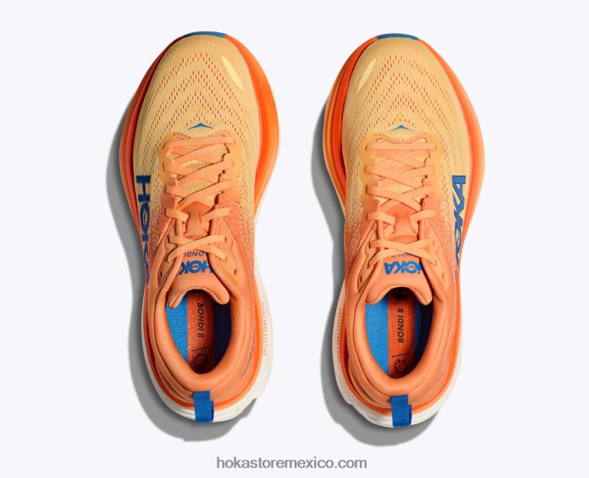 hombres Hoka bondi 8 62T0RT417 impala/simulacro de naranja