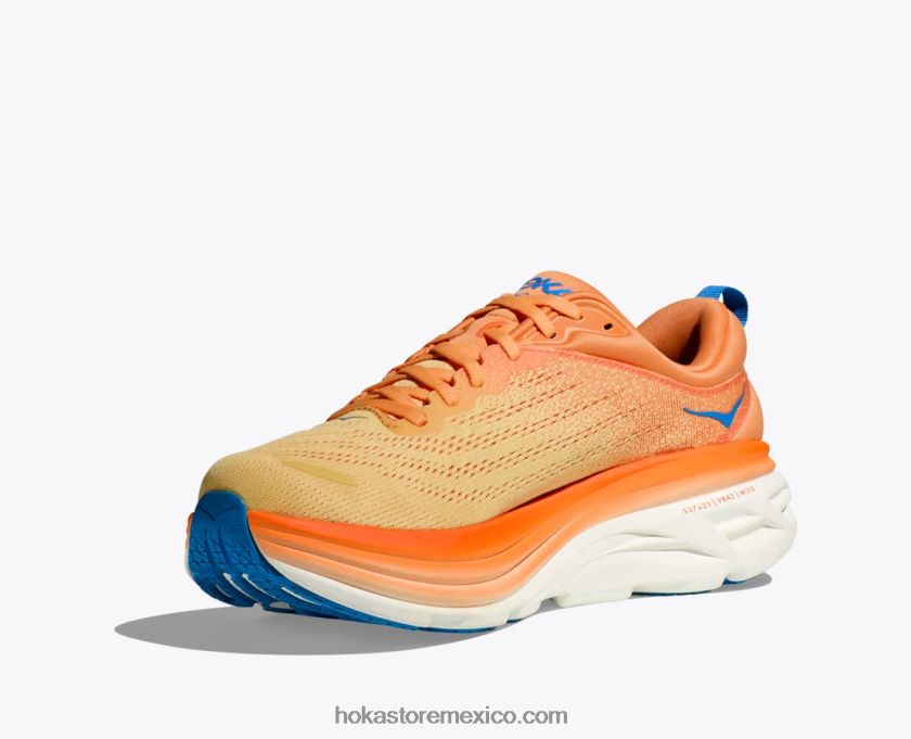 hombres Hoka bondi 8 62T0RT417 impala/simulacro de naranja