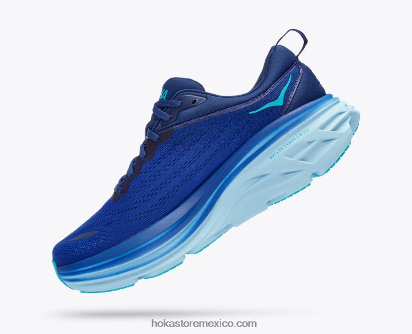 hombres Hoka bondi 8 62T0RT422 azul mandón/azulado