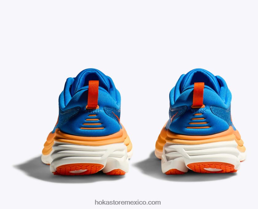 hombres Hoka bondi 8 62T0RT614 cielo costero/naranja vibrante