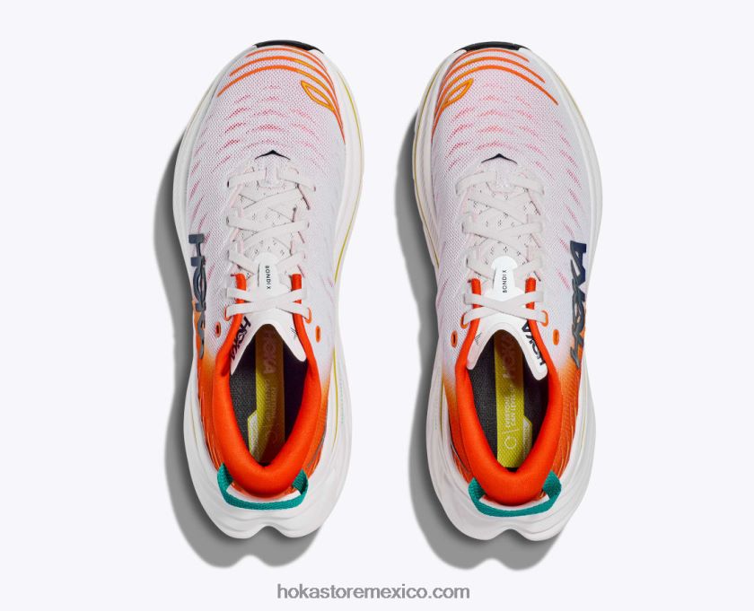 hombres Hoka bondi x 62T0RT462 blanco de blanco/llama