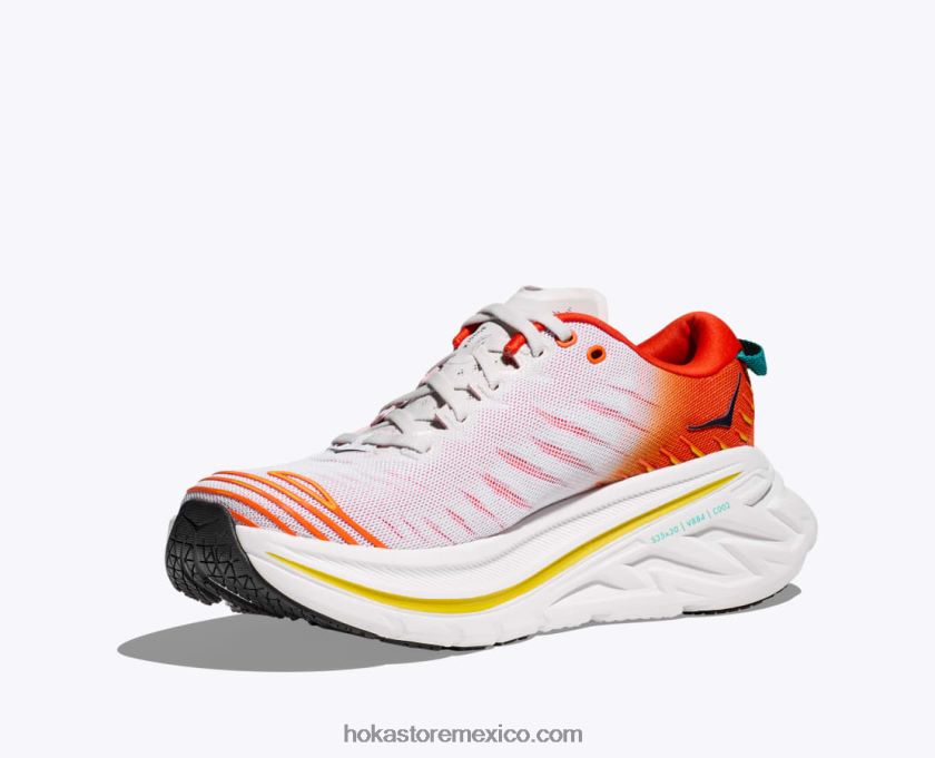 hombres Hoka bondi x 62T0RT462 blanco de blanco/llama