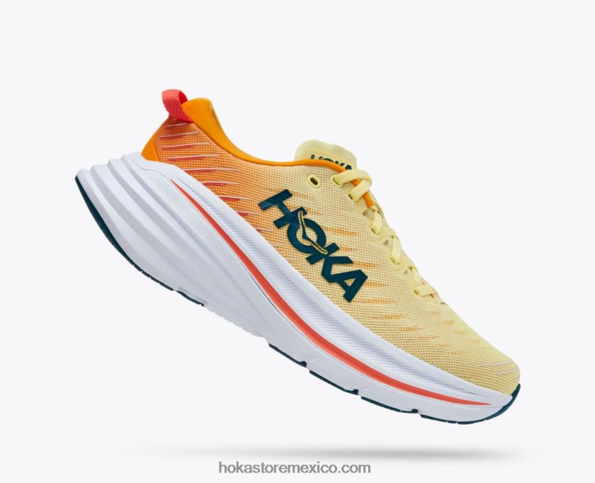 hombres Hoka bondi x 62T0RT464 amarillo pera/amarillo radiante