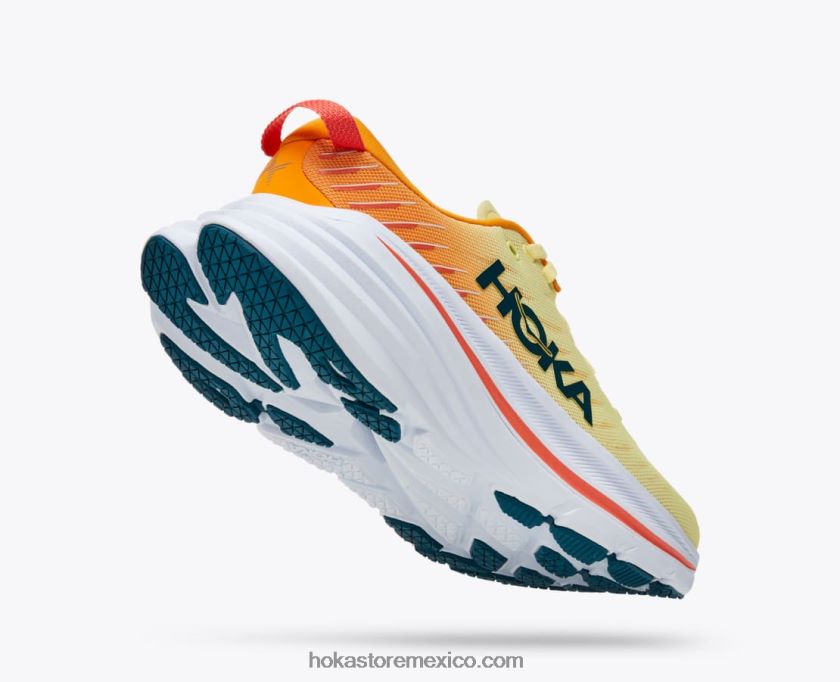 hombres Hoka bondi x 62T0RT464 amarillo pera/amarillo radiante