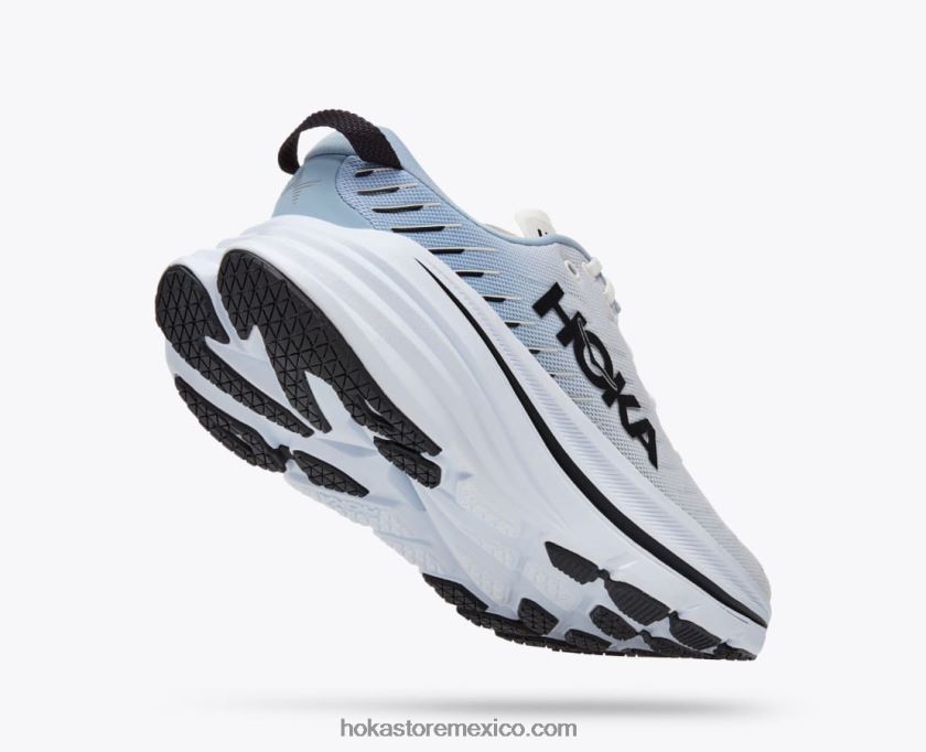 hombres Hoka bondi x 62T0RT465 blanc de blanc/niebla azul