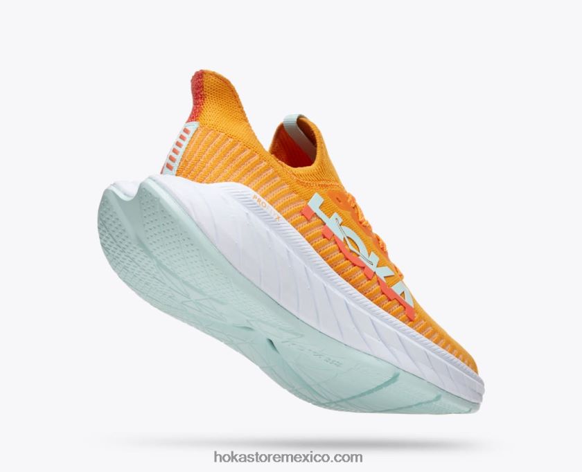 hombres Hoka carbono x 3 62T0RT456 amarillo radiante/camelia