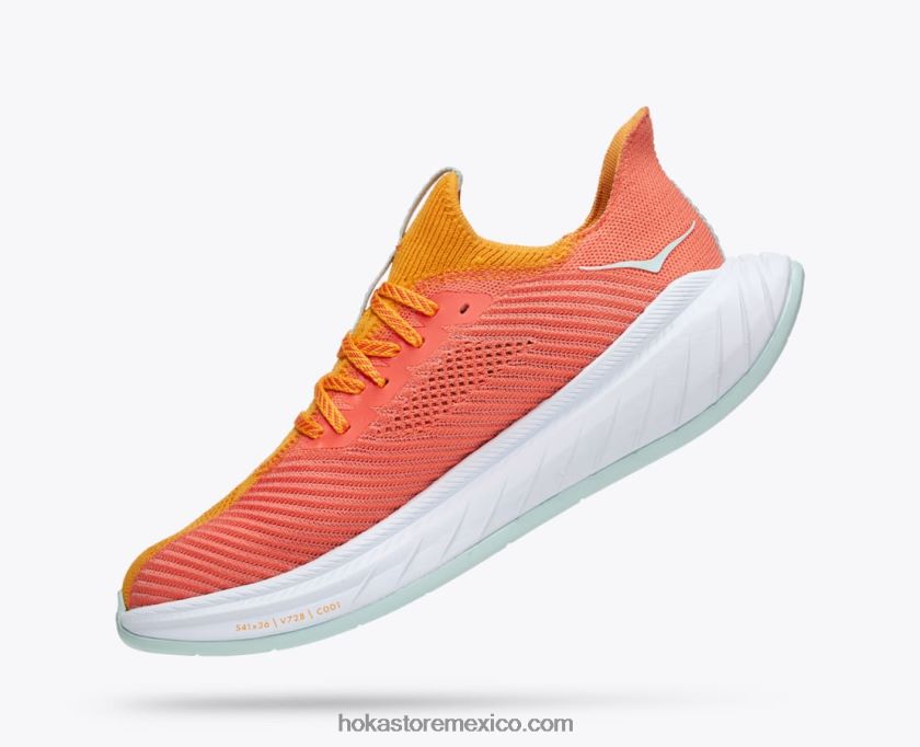 hombres Hoka carbono x 3 62T0RT456 amarillo radiante/camelia