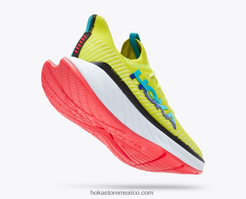 hombres Hoka carbono x 3 62T0RT457 onagra/azul marino