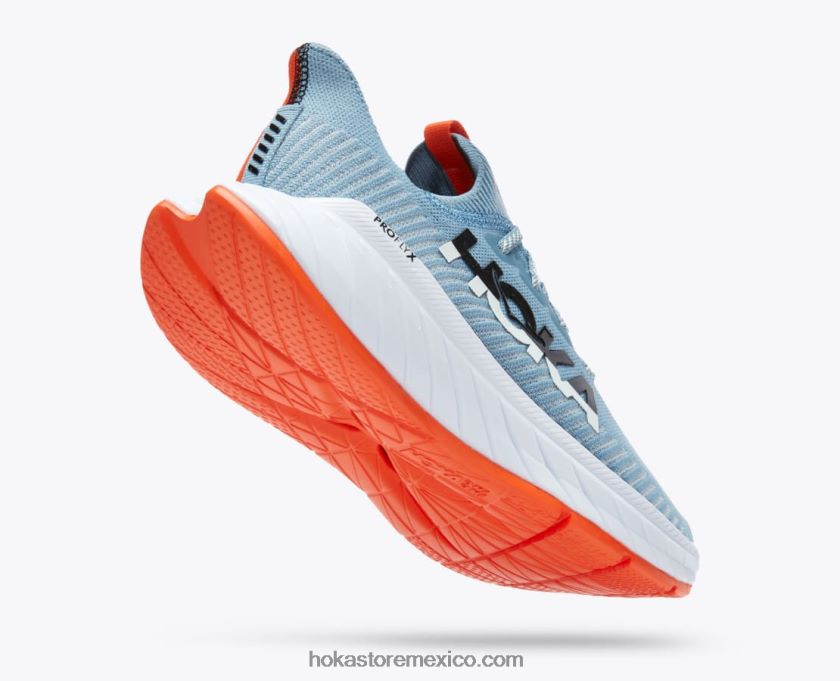 hombres Hoka carbono x 3 62T0RT458 manantial de montaña/pico de frailecillo