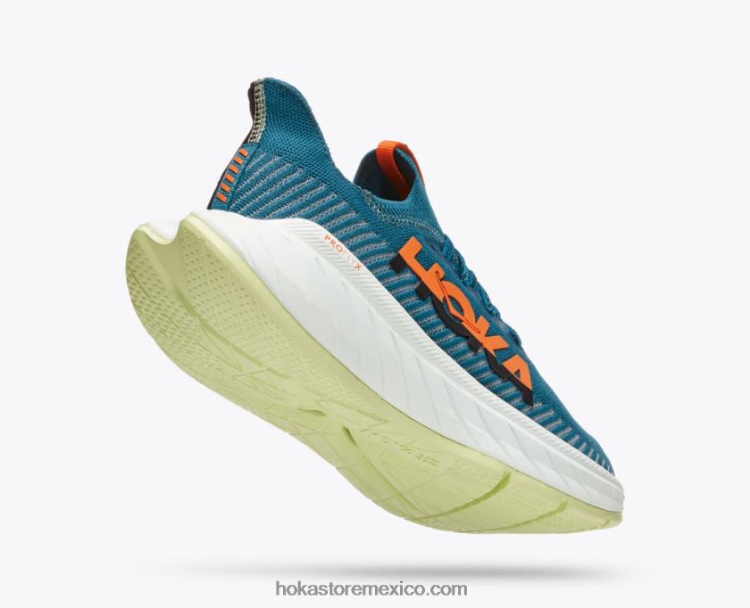 hombres Hoka carbono x 3 62T0RT460 azul coral/negro