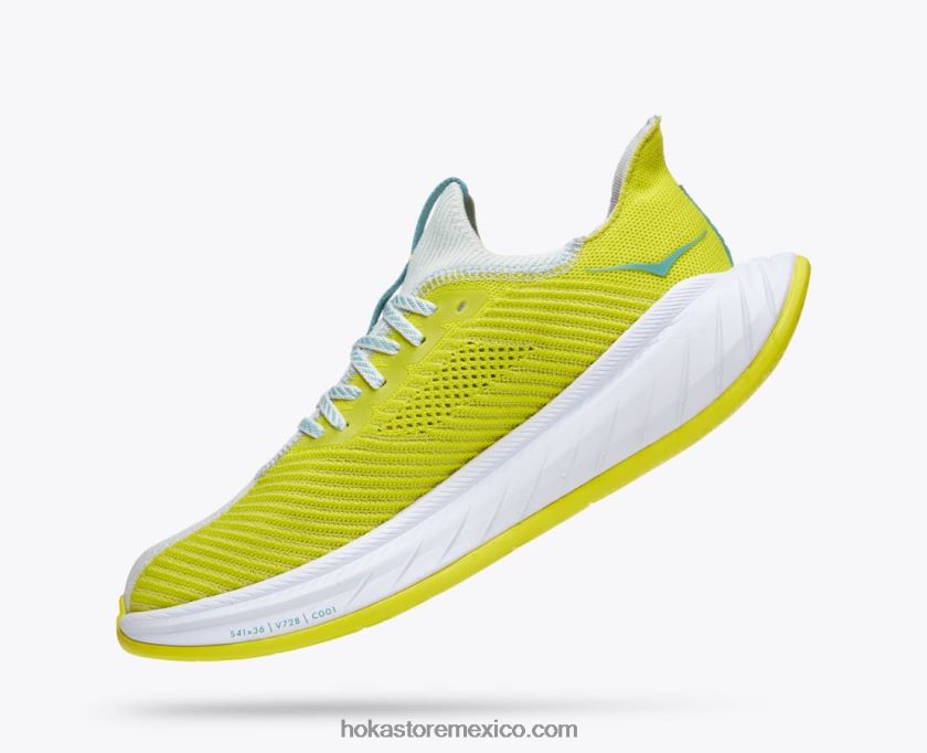 hombres Hoka carbono x 3 62T0RT461 vela ondulante/onagra