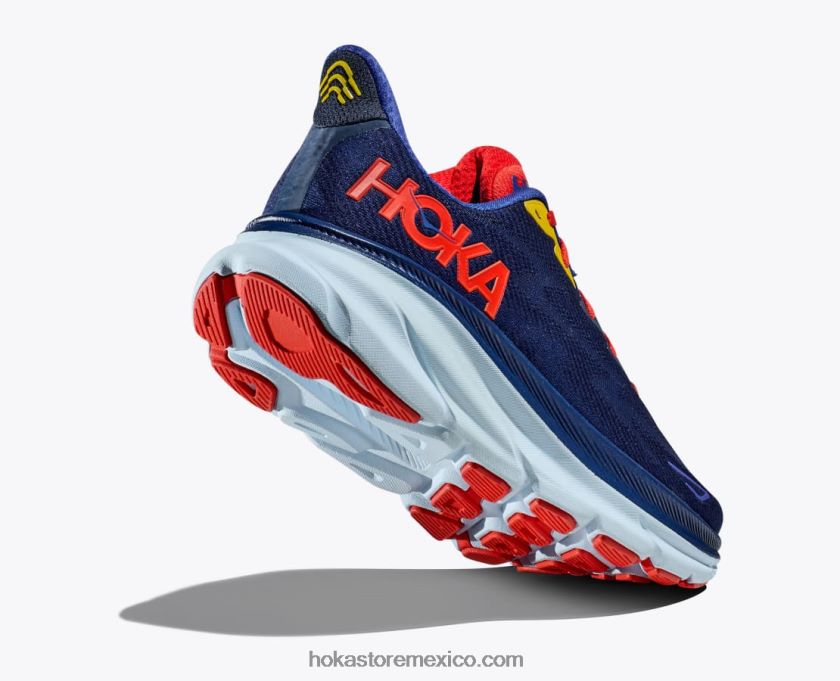 hombres Hoka clifton 9 62T0RT590 azul mandón/azul deslumbrante