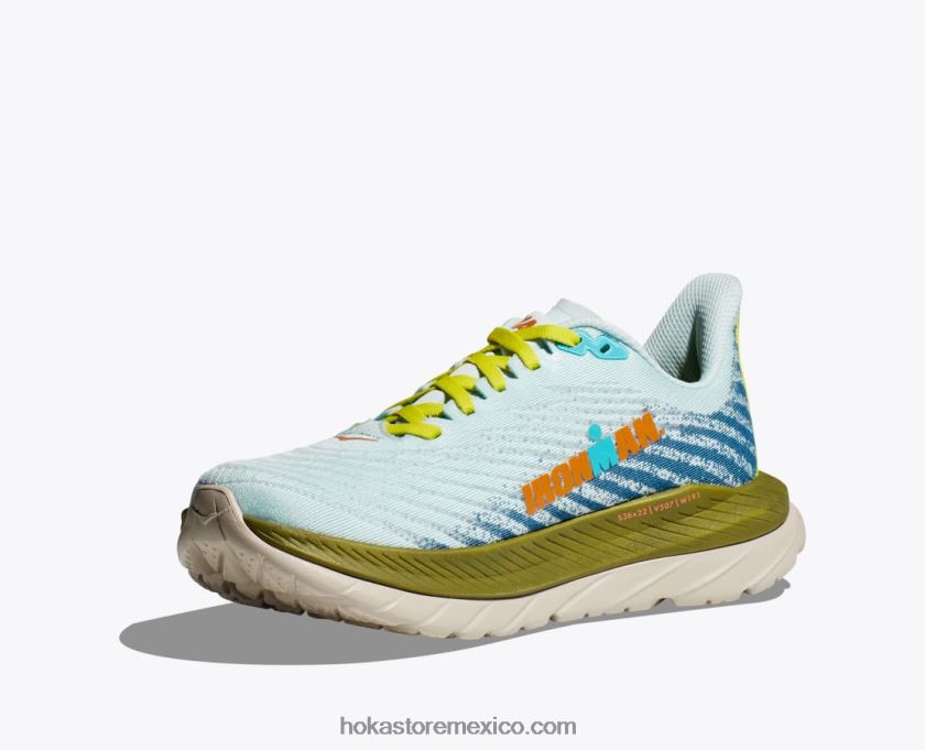 hombres Hoka hombre de hierro mach 5 62T0RT475 oasis refrescante/multi