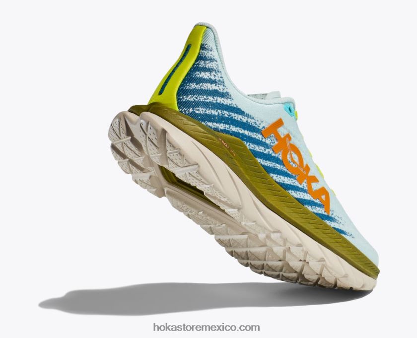 hombres Hoka hombre de hierro mach 5 62T0RT475 oasis refrescante/multi