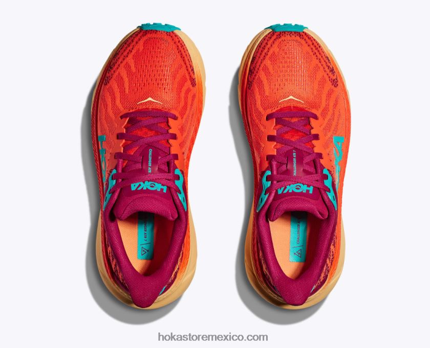 hombres Hoka retador 7 62T0RT568 azul piedra/prímula