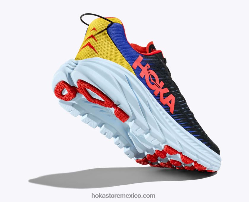 hombres Hoka rincón 3 62T0RT444 negro/azul deslumbrante