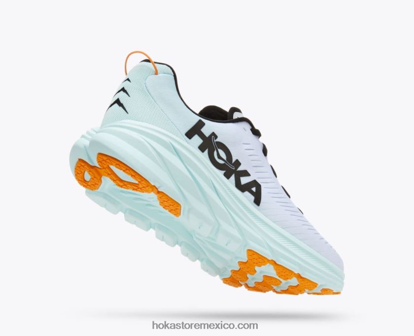 hombres Hoka rincón 3 62T0RT447 vidrio blanco/azul