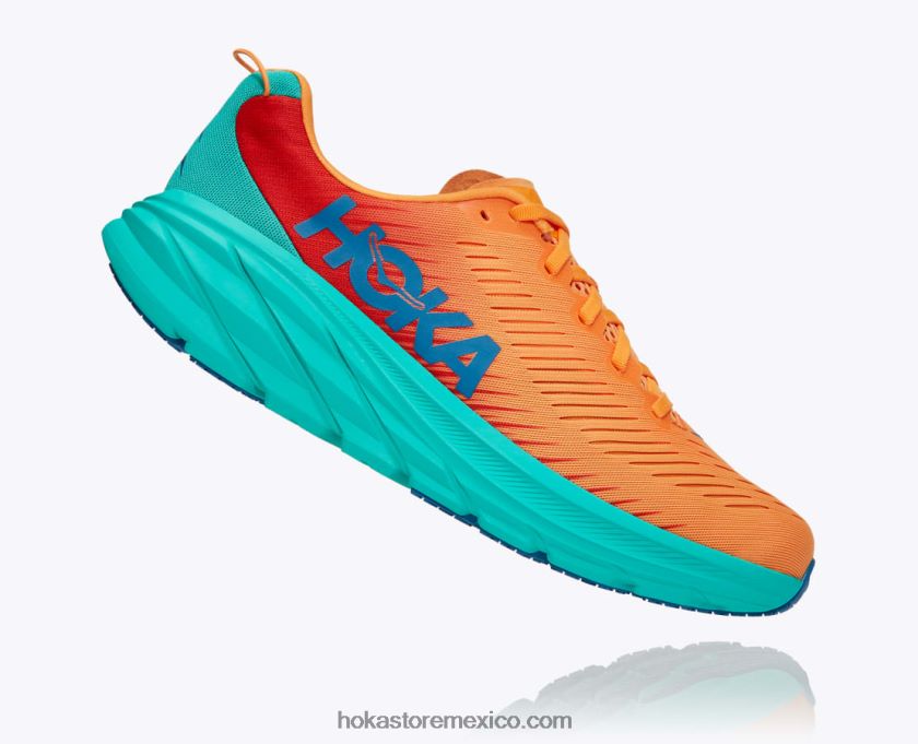 hombres Hoka rincón 3 62T0RT448 naranja ardiente/fiesta