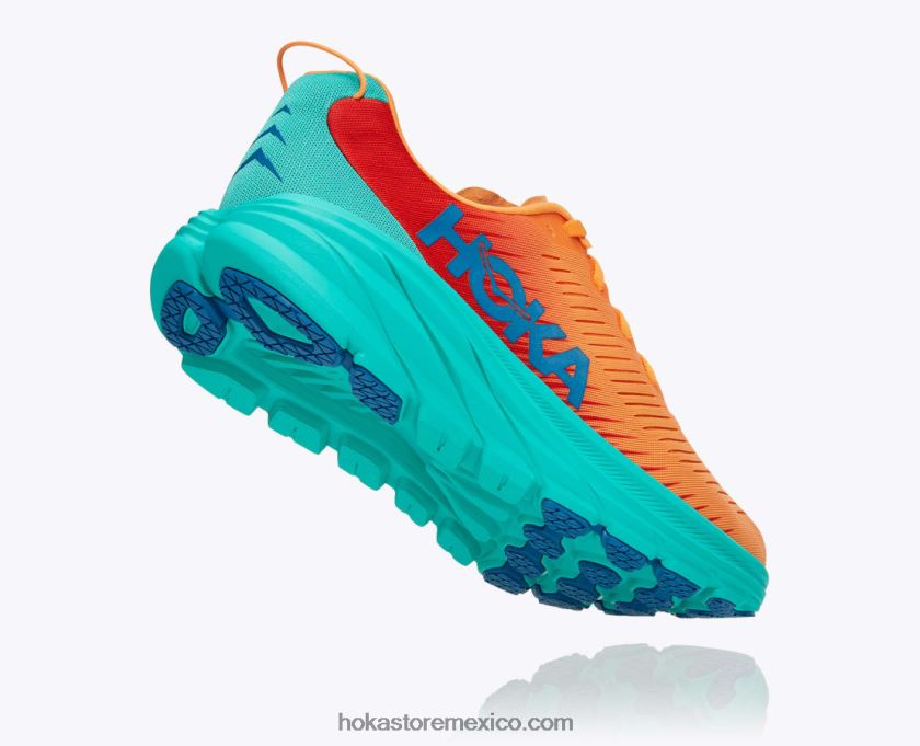 hombres Hoka rincón 3 62T0RT448 naranja ardiente/fiesta