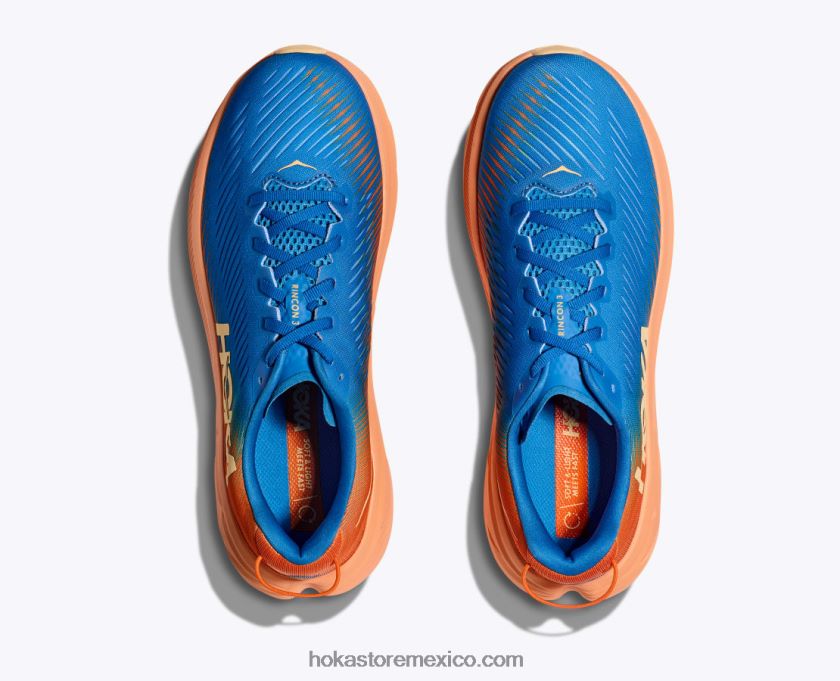 hombres Hoka rincón 3 62T0RT594 cielo costero/naranja vibrante