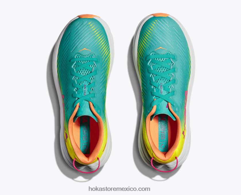 hombres Hoka rincón 3 62T0RT596 cerámica/onagra