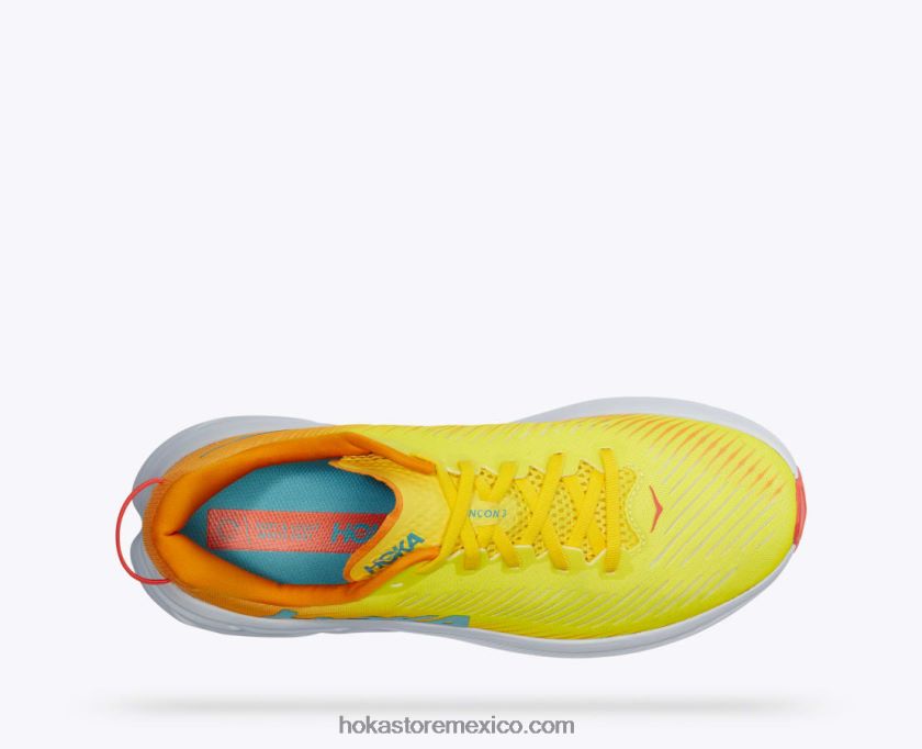 hombres Hoka rincón 3 62T0RT599 iluminador/amarillo radiante