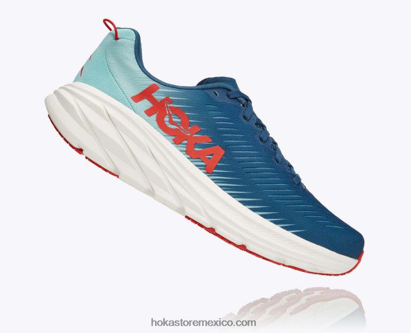 hombres Hoka rincón 3 62T0RT602 verde azulado real/azul cáscara de huevo