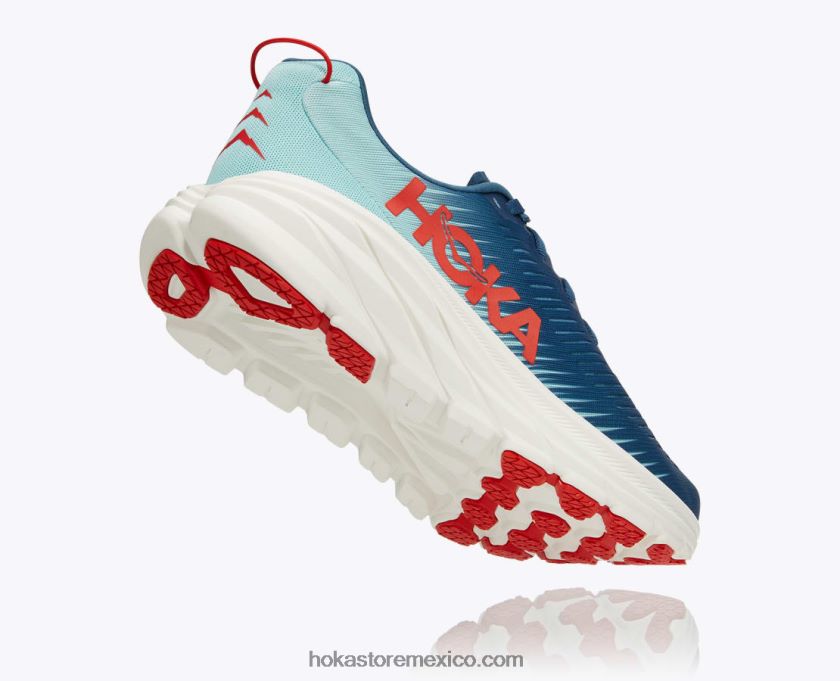 hombres Hoka rincón 3 62T0RT602 verde azulado real/azul cáscara de huevo