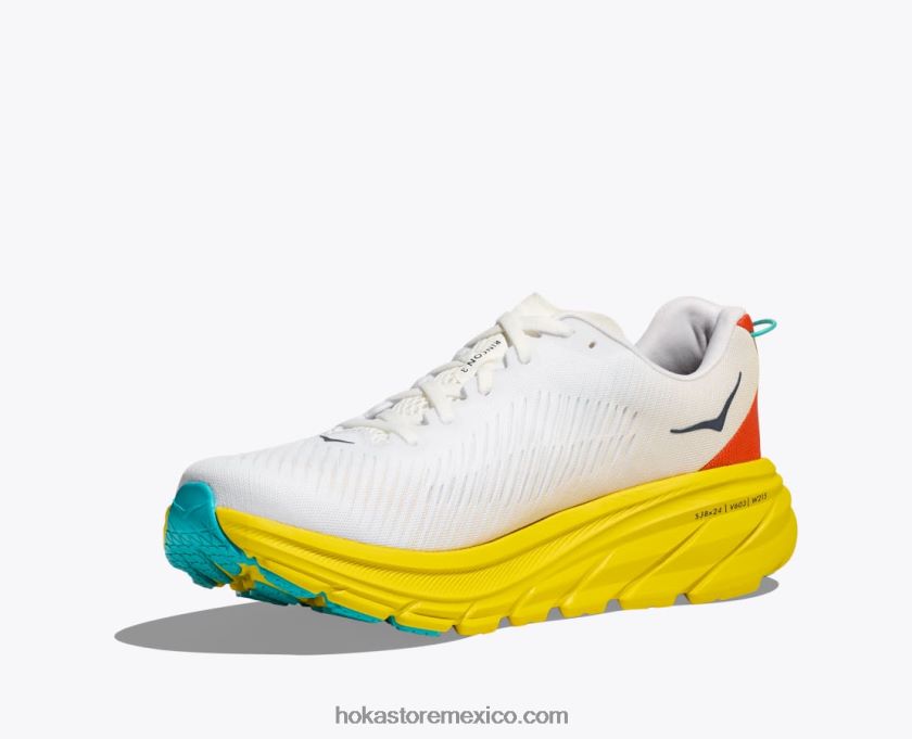 hombres Hoka rincón 3 62T0RT603 verde azulado real/azul cáscara de huevo