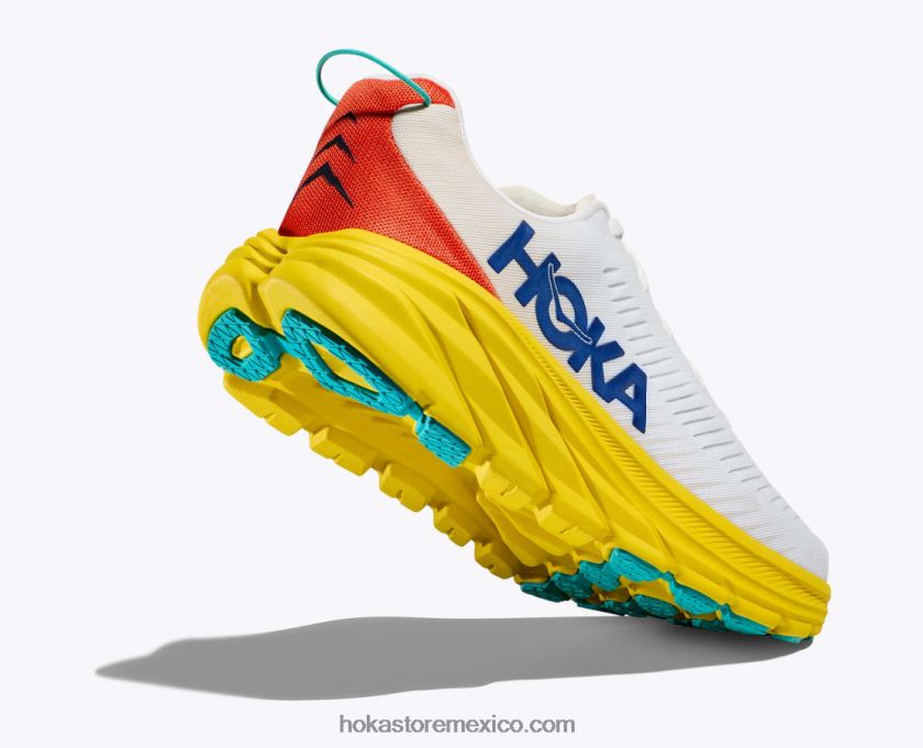 hombres Hoka rincón 3 62T0RT603 verde azulado real/azul cáscara de huevo