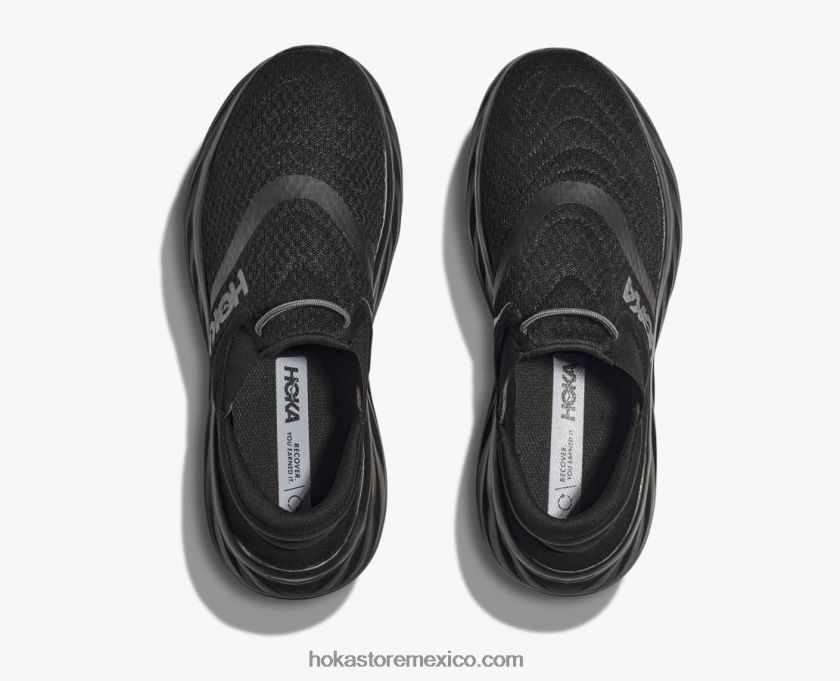 hombres Hoka zapato de recuperación ora 2 62T0RT622 negro