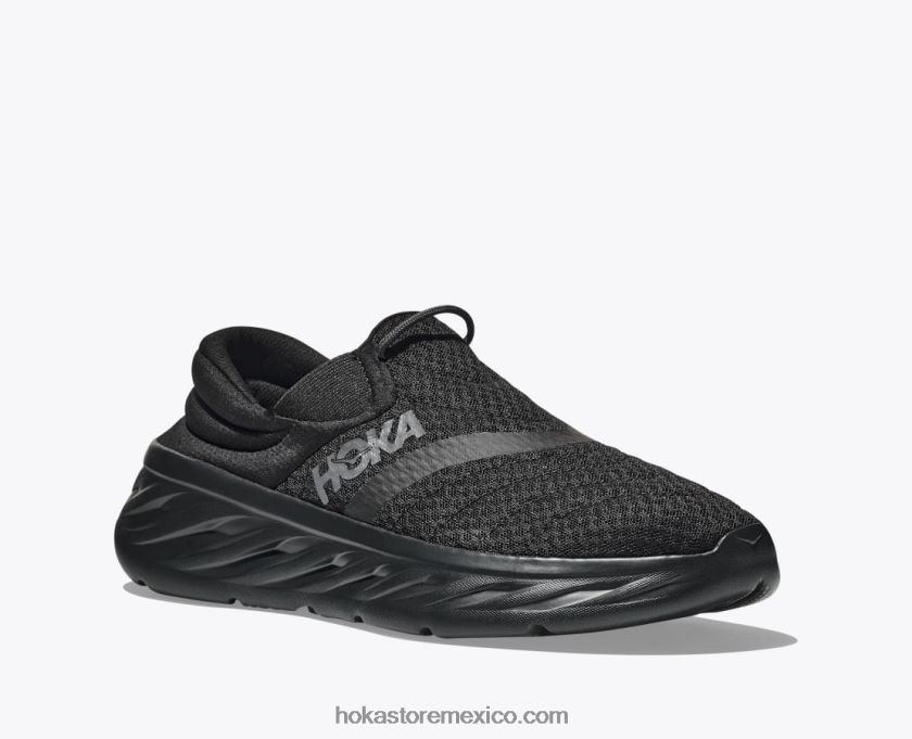 hombres Hoka zapato de recuperación ora 2 62T0RT622 negro