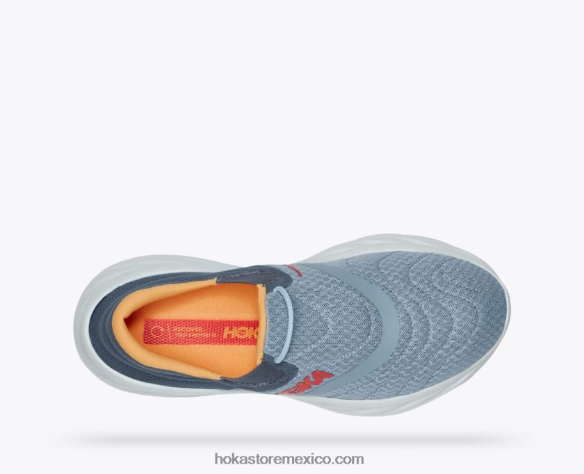 hombres Hoka zapato de recuperación ora 2 62T0RT623 manantial de montaña/azul duende