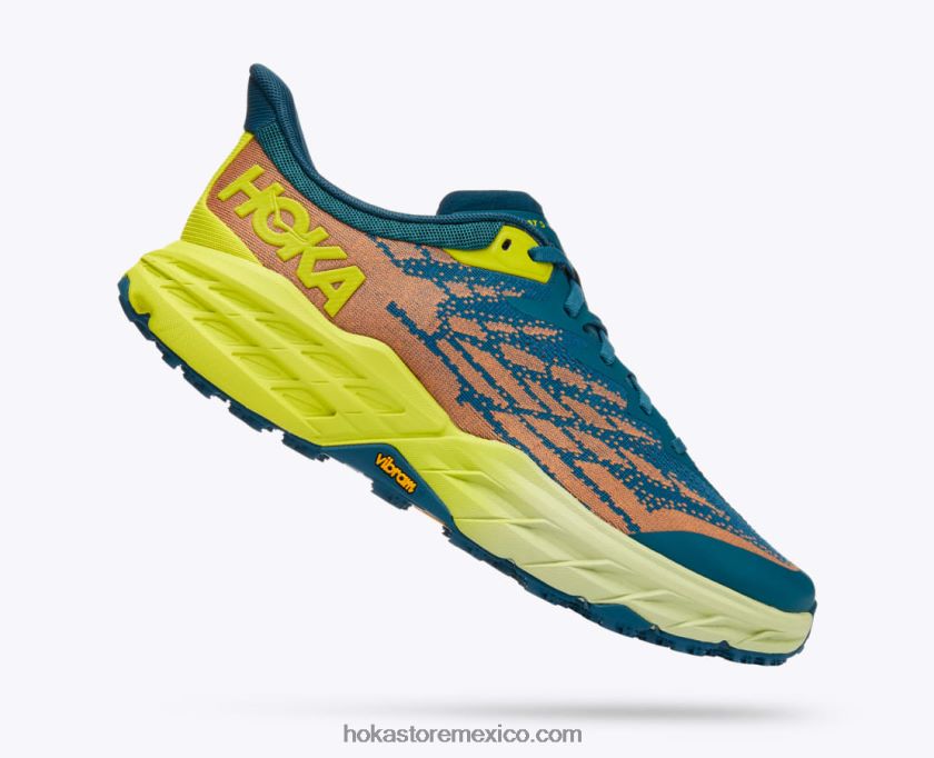 hombres Hoka cabra rápida 5 62T0RT604 coral azul/onagra