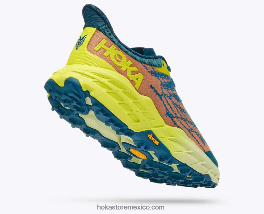 hombres Hoka cabra rápida 5 62T0RT604 coral azul/onagra